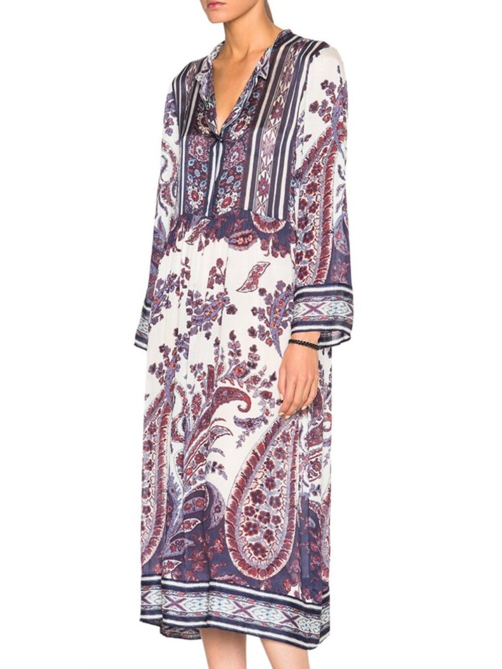 Isabel Marant Tilda Paisley Print Midi Dress